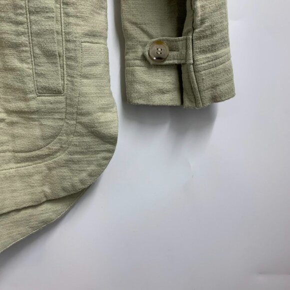 Madewell Women's Branner‎ Back Sage Green Waffle Shirt Jacket Size XS - Picture 5 of 13